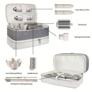 Bolsa de Viaje para Herramientas de Peluquería de PU, Gran Capacidad, Duradera, con Espacio para Rizador y Secador de Pelo, en Oferta - Product Image 4