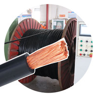 PVC-GUMMI Weiches XLPE Orange Schwarz 16mm2 25mm2 35mm2 50mm2 70mm2 Superflexibles Schweißkabel