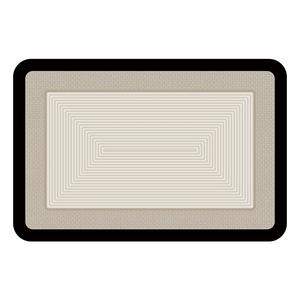 Tapis de salle de bain moderne et minimaliste, rectangulaire, à motif géométrique, absorbant, antidérapant, tapis de toilette, tapis de seuil d'entrée - Product Image 2