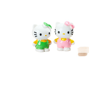 Figura de Resina de Hello Kitty Lanshuo, Muñeca de Dibujos Animados en Miniatura, Decoración para el Hogar, Resina Plástica, Set de Joyería DIY - Product Image 5