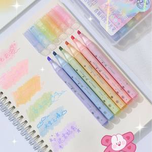 Resaltador de flash perfumado Juego de caja de protección suave y ocular Oficina Especial Resaltado Marcado Planificador Flash Pen - Product Image 2