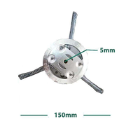 Tête de coupe pour débroussailleuse en acier, lame à fil pour désherbeur, batterie au lithium, accessoire d'outillage pour tondeuse à gazon
