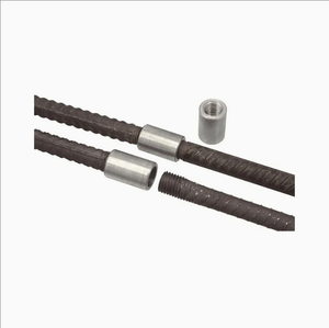 Professional Carbon Steel Straight Thread Rebar Connector Polished Finish 12mm/16mm/20mm for Industrial Building <b>Foundation</b> - Product Image 4