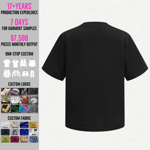 T-shirts graphiques personnalisés Yingling, 300 g/m², poids lourd, 100 % coton, écologiques, coupe ample, manches courtes, pour hommes - Product Image 3