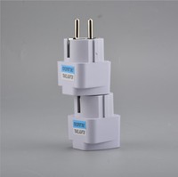 Adaptateur de voyage international pour prise de courant mondiale vers l'UE, adaptateur européen pour Allemagne, Corée, adaptateur multi-prises