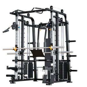 Equipo de Entrenamiento Integral de Acero Smith Equipments, Equipo de Gimnasio, Soporte para Sentadillas, Power Rack, Duradero, Fabricado en EE. UU. - Product Image 1