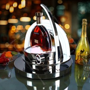 2025 nouveau porte-vin lumineux à LED en métal de luxe pour XO Champagne liqueur présentoir bouteille présentateur Service Glorifier - Product Image 1