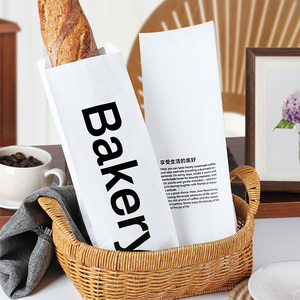 Bán buôn hàng tồn kho sinh thái thân thiện dầu bằng chứng bánh mì nướng bánh mì bao bì Pouch túi nhựa với cửa sổ giấy kraft - Product Image 2