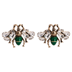 Di alta qualità su ordinazione piercing carino argento sterling 925 <span class=keywords><strong>a</strong></span> spirale snake fox bee <span class=keywords><strong>orecchini</strong></span> per le donne e le ragazze - Product Image 2