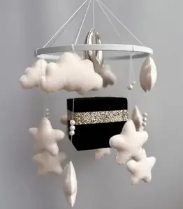 Kaaba-mobile islamique pour bébé, décor de chambre d'enfant, coran, neutre, suspendu, berceau