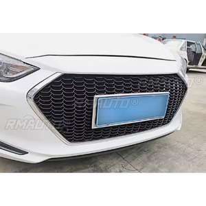 Para Hyundai Elantra 2016-2018, Parrilla Delantera Superior de Carreras, Rejilla Frontal para Parachoques, Pieza Exterior - Product Image 4
