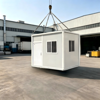 Maison préfabriquée modulaire certifiée CE de 20 pieds, emballage en boîte détachable pour une installation rapide et une utilisation multifonctionnelle
