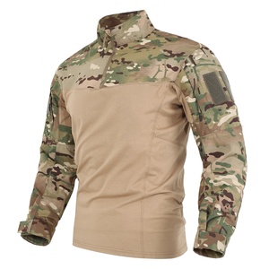 Chemises tactiques respirantes multi-camo pour hommes, durables, camouflage grenouille, uniformes de combat tactiques d'extérieur pour la chasse - Product Image 1