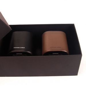 Ensemble cadeau de bougies parfumées en métal moderne en 3 pièces, bougie d'aromathérapie pour la décoration de la maison - Product Image 2