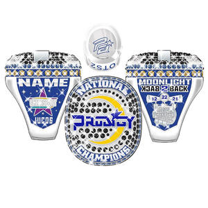 Anillos de campeonato de aleación con logotipo personalizado Unisex, anillos de campeonato estatal para juegos universitarios, eventos nacionales para fiestas, regalos - Product Image 4