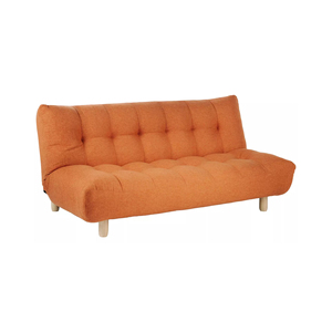 Moderno sofá <span class=keywords><strong>cama</strong></span> de tela <span class=keywords><strong>naranja</strong></span> de 3 plazas para muebles elegantes de sala de estar - Product Image 2
