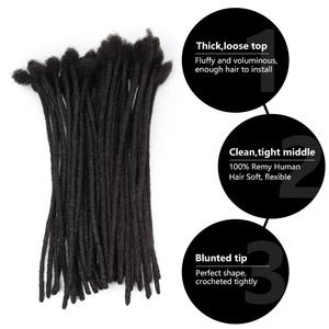 Usine Jiffyhair extension de cheveux humains locs doux locs redoute <span class=keywords><strong>pas</strong></span> <span class=keywords><strong>cher</strong></span> pour femme - Product Image 2