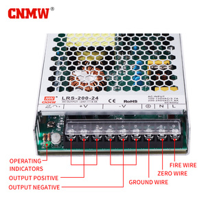 Cnmw แหล่งจ่ายไฟสลับแบบเดี่ยวควบคุมระบบอัตโนมัติในอุตสาหกรรมแบบ LED LRS-<span class=keywords><strong>400</strong></span>-12การรับรอง CE - Product Image 3