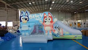 <span class=keywords><strong>Château</strong></span> <span class=keywords><strong>gonflable</strong></span> pour parc d'attractions commercial, <span class=keywords><strong>château</strong></span> <span class=keywords><strong>gonflable</strong></span> pour enfants avec toboggan et piscine - Product Image 3