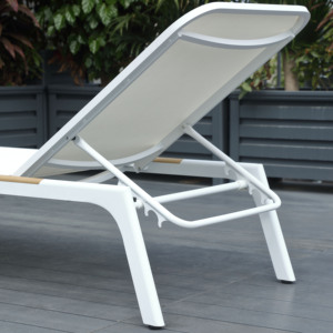 Tumbona de Jardín de Aluminio, Moderna, Plegable, para Playa, Exterior, Piscina, Silla, Cama, Tumbona de Hotel - Product Image 4