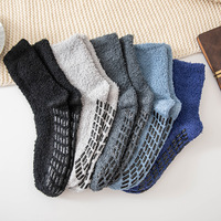 Chaussettes de lit en vrac d'hiver pour femmes avec oreilles floues mignonnes en polyamide anti-dérapant avec fond en caoutchouc à prise personnalisée