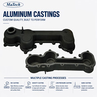 Boîtier de soupape de moteur en alliage d'aluminium OEM avec port de remplissage, moulé en sable, pour pièces de moteurs automobiles et industriels