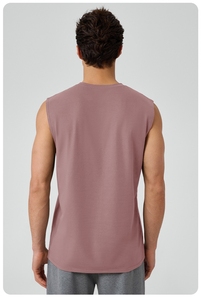 Chaleco Deportivo Holgado para Hombre <span class=keywords><strong>G</strong></span> TOP, Modal, Sensación Fresca, Transpirable, Hombros Anchos, Sin Mangas, Top de Fitness, Camiseta para Correr al Aire Libre - Product Image 6