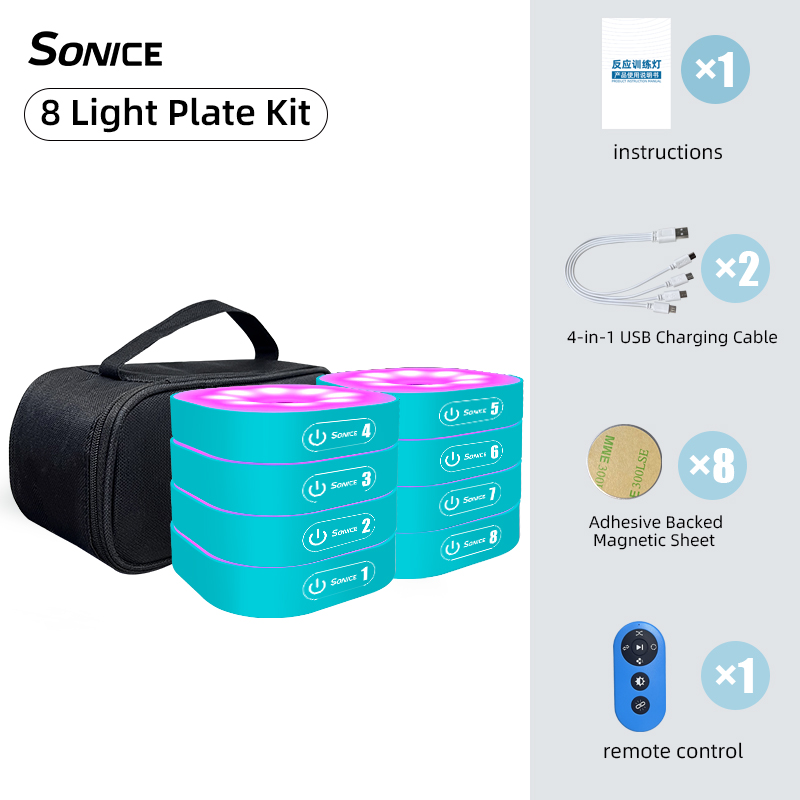 8 lumières
