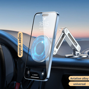 Nouveaux supports de téléphone de <span class=keywords><strong>voiture</strong></span> rétractables pour IPhone <span class=keywords><strong>support</strong></span> pliable à 360 degrés rotation alliage pliant <span class=keywords><strong>support</strong></span> de téléphone de <span class=keywords><strong>voiture</strong></span> magnétique - Product Image 2