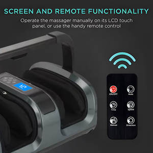 Massaggiatore elettrico per piedi e gambe Shiatsu con manico per il trasporto che vibra la macchina massaggiatrice per piedi - Product Image 6