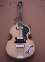 Weifang Rebon 4 String Violin Bass BB2 Electric Bass Guitar in Wood Colour