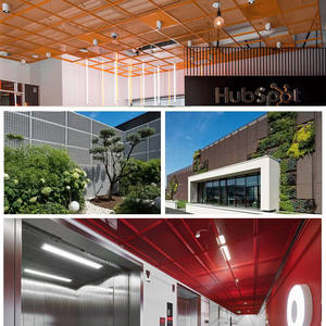 לוח תקרה רשת מתכת מורחבת אלומיניום עבור שיפוץ מבנים תליית מסגרת דקורטיבית - Product Image 3