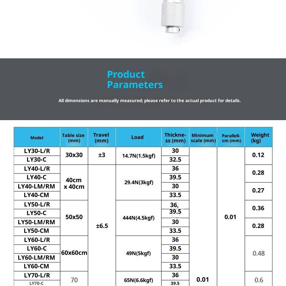 Plateforme de déplacement sur l'axe Xy