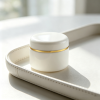 Contenants cosmétiques de luxe de qualité supérieure, pots vides en plastique pour crème, échantillons de maquillage, 10, 20, 30, 50, 100, 150, 200, 250, 300 ml