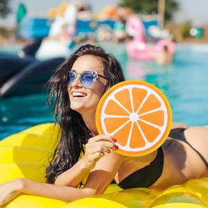 Ventilateurs de camping 2-en-1 en forme de disque volant, pliables, portables, pour le refroidissement extérieur lors de pique-niques, randonnées et aventures estivales - Product Image 4