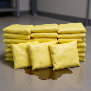 Ttake Universal Absorbent Pads Yellow Color 12 Pack For Spill Cleanup - Product Image 3