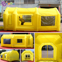 Tente de garage gonflable portable d'extérieur, cabine de peinture gonflable publicitaire, cabine de peinture gonflable personnalisée pour voitures
