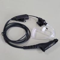 NNTN8459A Écouteur semi-intra-auriculaire hybride TPU+ABS avec tube acoustique et micro pour DP4400E DP4800E APX6000 APX7000 APX2000 XPR7550E