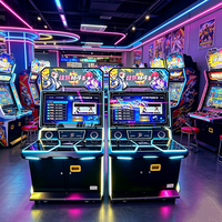 Máquina Arcade Retro de Metal de 32 Pulgadas, Máquina de Videojuegos de Lucha Vertical, Compatible con Pandora Box, Joysticks Profesionales, Inglés