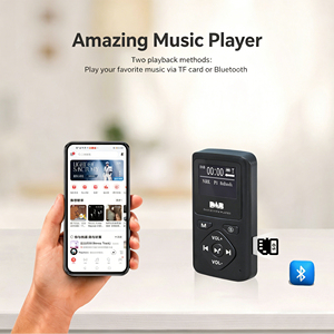 Radio numérique <span class=keywords><strong>DAB</strong></span>/FM, écouteurs stéréo, lecteur MP3 BT, tuner de poche portable, batterie USB 0-500mAh, plastique - Product Image 6