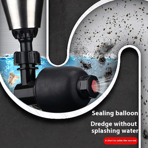 Déboucheur de toilettes écologique en acier inoxydable Déboucheur de drain Snack Air Blaster Plunger - Product Image 3