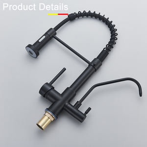 Grifo <span class=keywords><strong>de</strong></span> Cocina <span class=keywords><strong>de</strong></span> Latón <span class=keywords><strong>de</strong></span> Alta Gama con 3 Vías y Salida <span class=keywords><strong>de</strong></span> Agua Purificada, Grifo Mezclador Moderno <span class=keywords><strong>de</strong></span> <span class=keywords><strong>Lujo</strong></span> para Fregadero, Venta al por Mayor para Cocina - Product Image 5