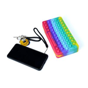 Nouveau Porte-monnaie à fermeture éclair en silicone, motif Souris Exterminatrice, pour sac à main, anti-stress à bulles, papeterie, produit transfrontalier pionnier - Product Image 3