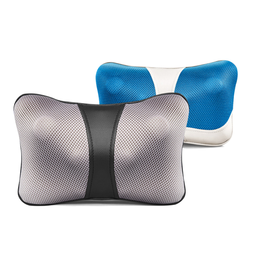 Автомобильная электрическая подушка для массажа шиацу, портативный расслабляющий массаж, обогрев поясницы, спины, спины