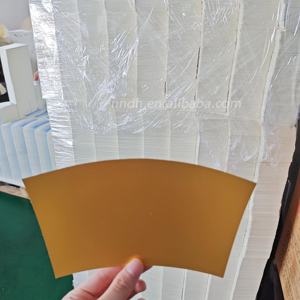 Papel <span class=keywords><strong>de</strong></span> calidad alimentaria con revestimiento <span class=keywords><strong>de</strong></span> lámina dorada para vasos, papel <span class=keywords><strong>de</strong></span> cartón desechable <span class=keywords><strong>de</strong></span> doble pared para vasos. - Product Image 4