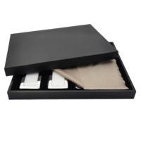 Ensemble de 4 boîtes métalliques longues avec plateau de présentation pour la présentation de pierres précieuses, ensemble de plateaux rectangulaires en métal.