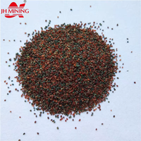 Abrasif de grenat de haute qualité B24 30/40mesh média de sablage sans poussière à faible conductivité et faible teneur en chlorure