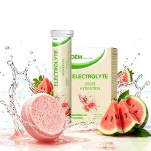 Tabletas Efervescentes de Electrolitos para Hidratación, Sin Azúcar, Aptas para Dieta Cetogénica, Marca Privada OEM, Nutrición Deportiva, Energía - Product Image 1
