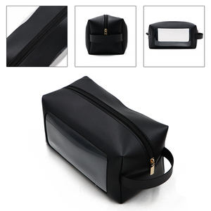 Bolsa de Aseo Transparente Rectangular de Gran Capacidad, Bolsa de <span class=keywords><strong>Viaje</strong></span> para Avión, Bolsa de Maquillaje, Kit de Afeitado, Equipaje de Mano Resistente al Agua - Product Image 5