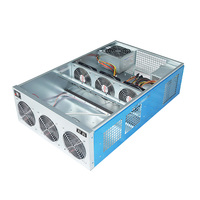 Prise en charge du système de carte graphique d'ordinateur Option 6GPU/8GPU Fabricant de boîtier de serveur PC 4U Châssis